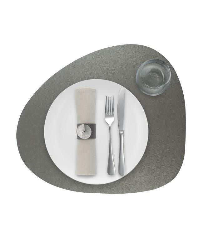 Finesse placemat, recycled leather, 46x40 cm, multiple colors