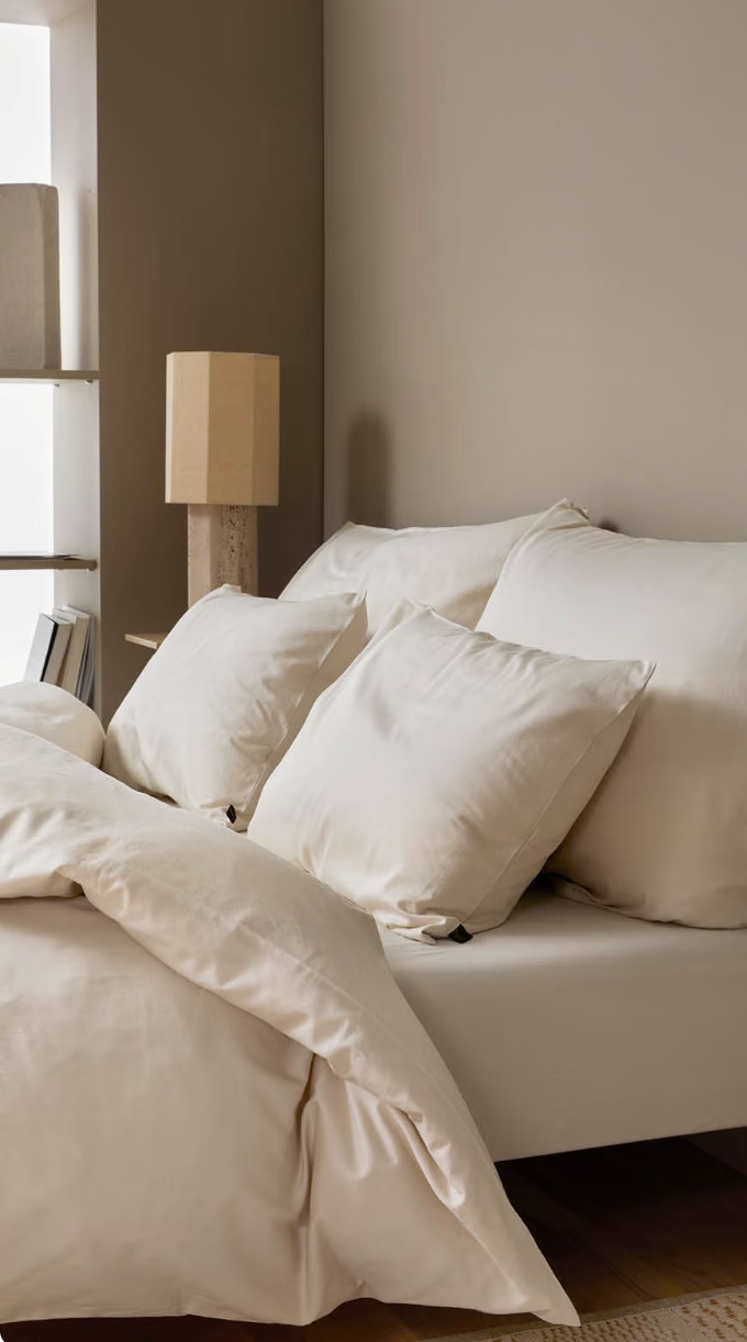 Hoie Harmoni Pussilakanasetti (1h ja 2h), Vaaleanbeige