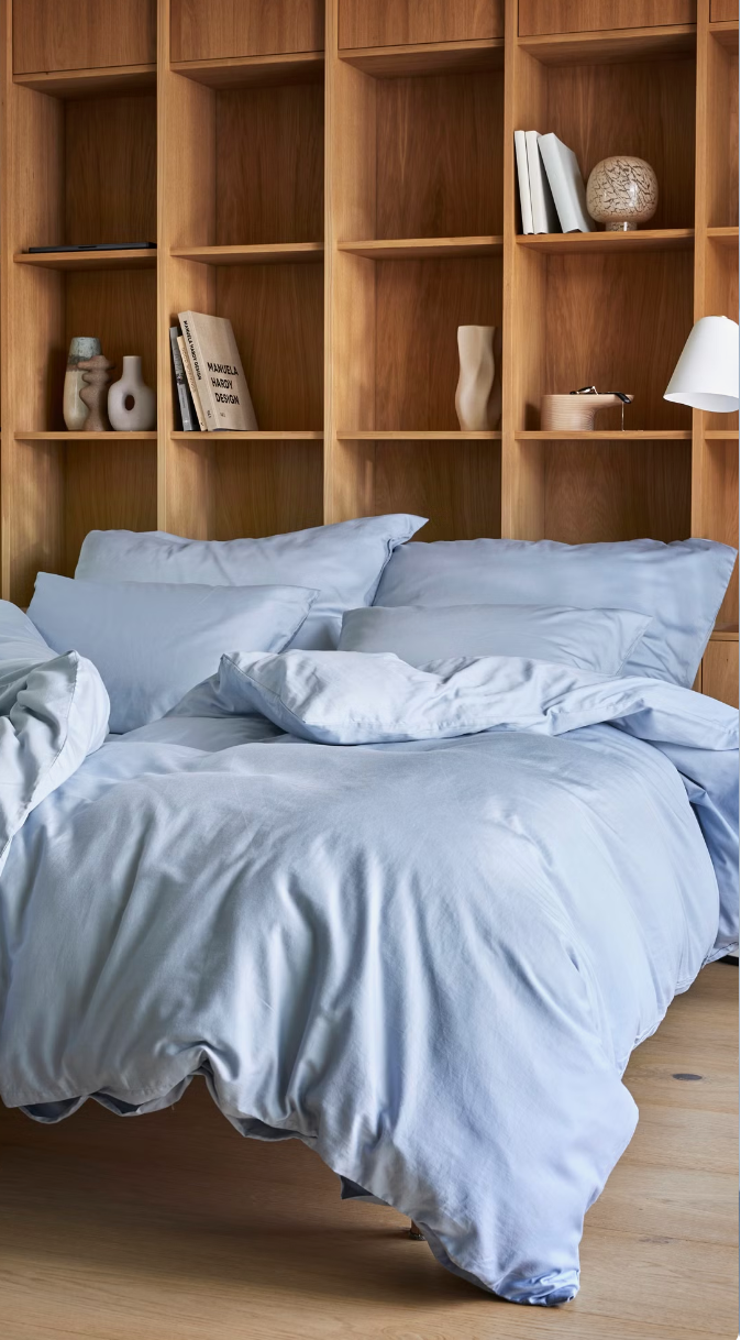 Hoie Harmoni Pussilakanasetti, Vaaleansininen