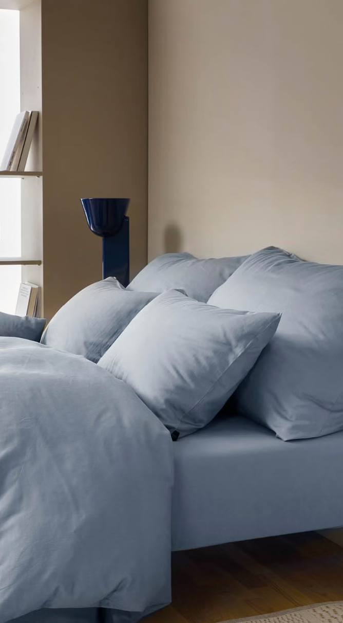 Hoie Harmoni Pussilakanasetti, Vaaleansininen