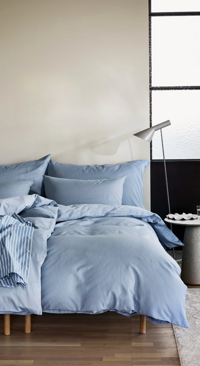 Hoie Harmoni Pussilakanasetti, Vaaleansininen