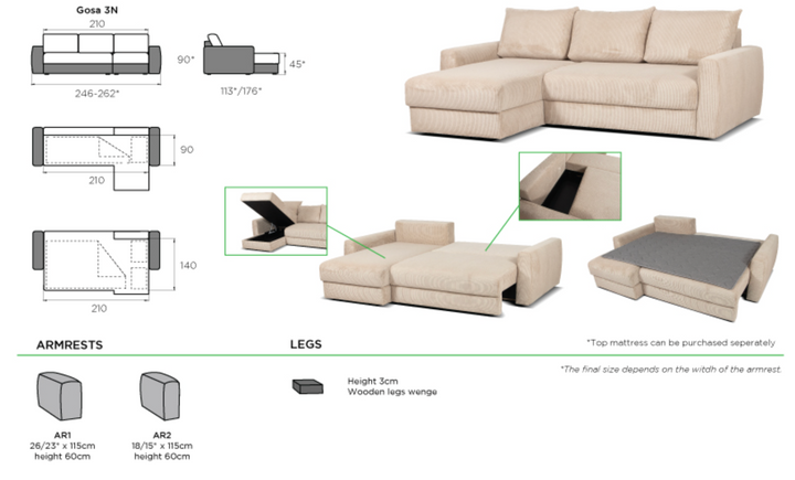 Hotel Luxus Hector modular sofa (build your own)
