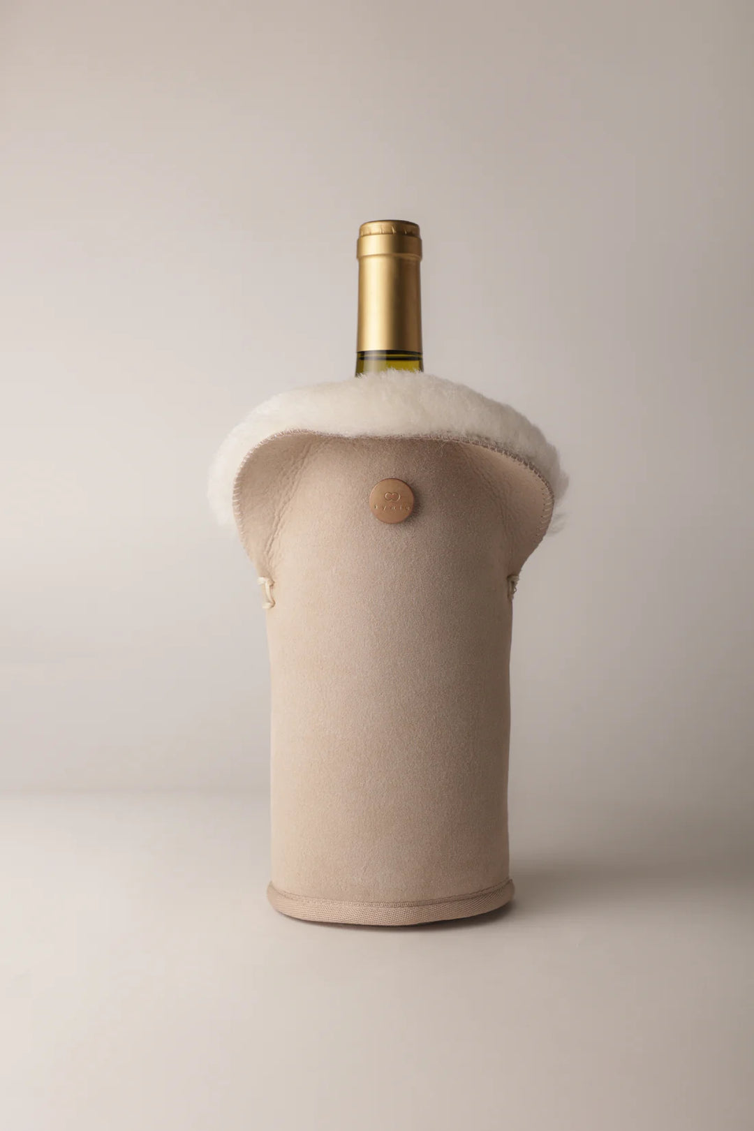 Viinicooler Kywie, suedenahka Beige