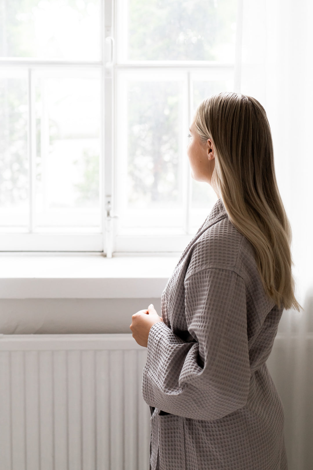 Vohvelikylpytakki Hotel Lux No Problem Kauluksella, Grafitti