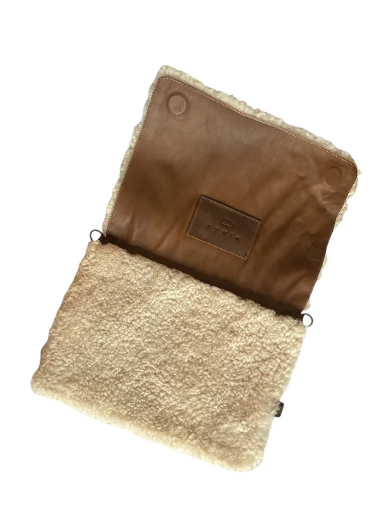 KYWIE lampaanvillainen tietokonelaukku, Valkoinen